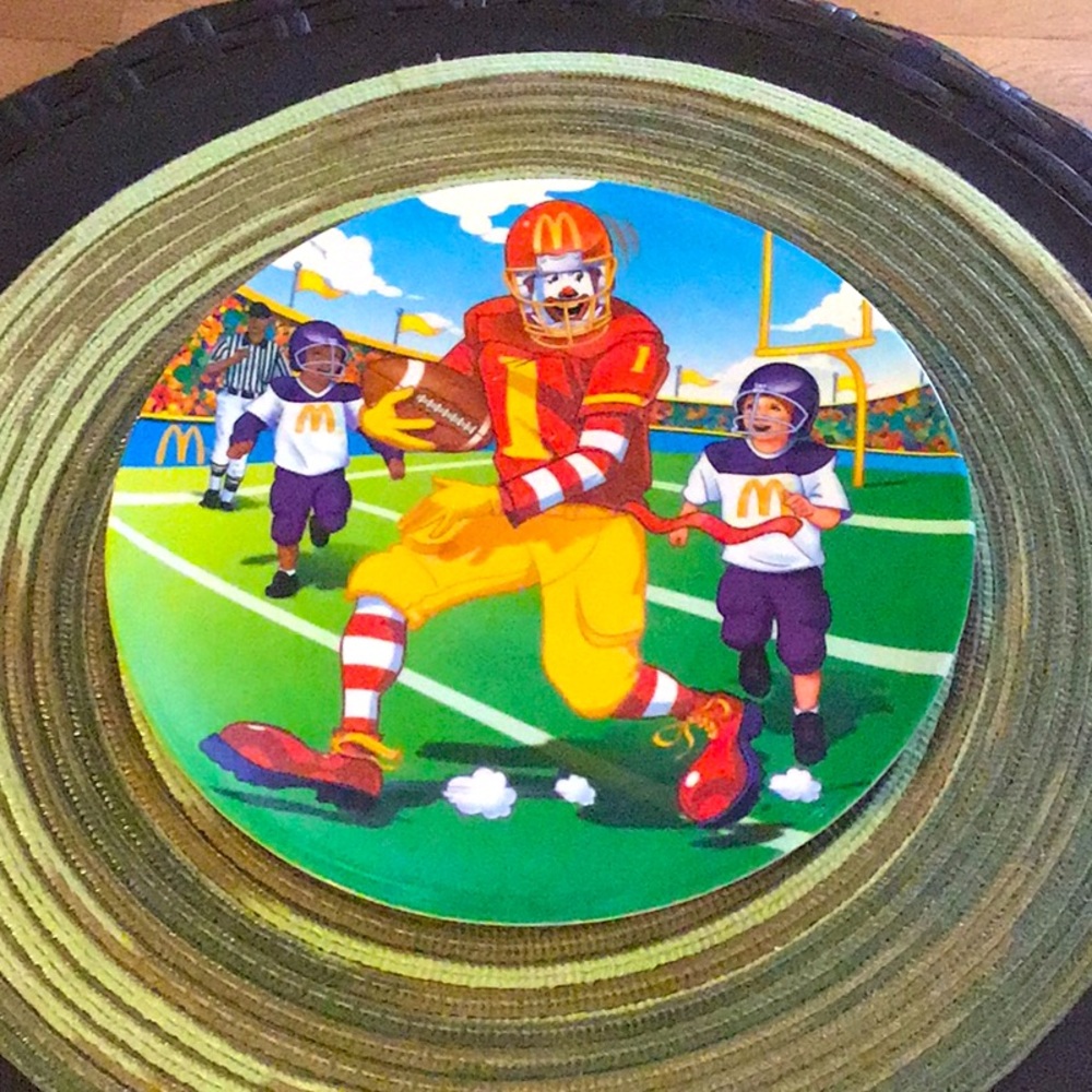 Vintage Ronald McDonald Collectable Plate 9”